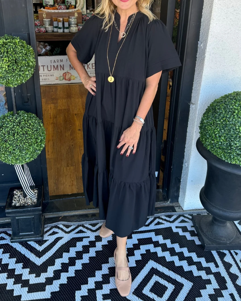 Lorelai | Tiered Midi Dress