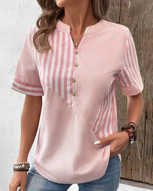 Kendall | Casual Striped Blouse