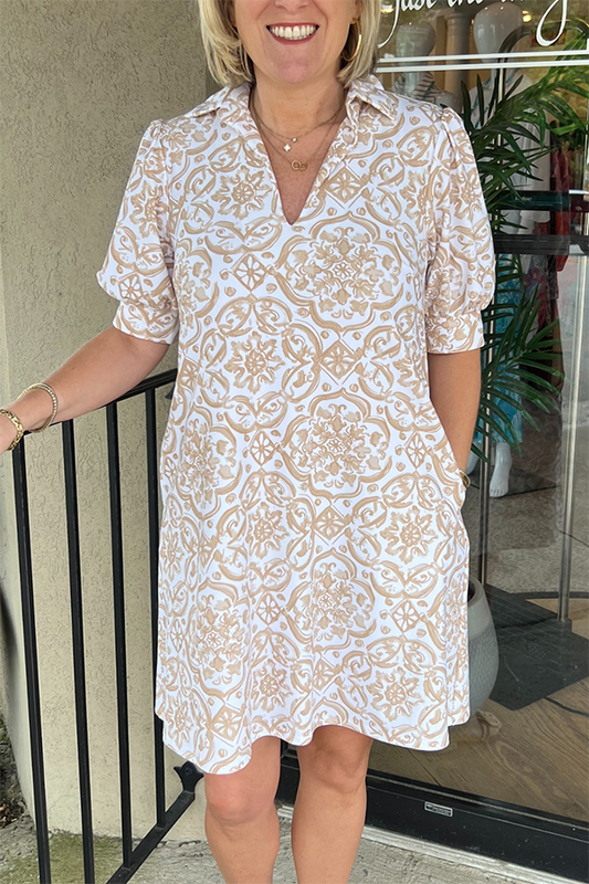Angela | Casual Collared Dress