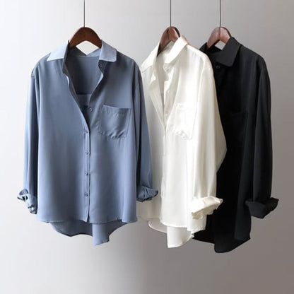 Briar | Relaxed Button-Up Blouse